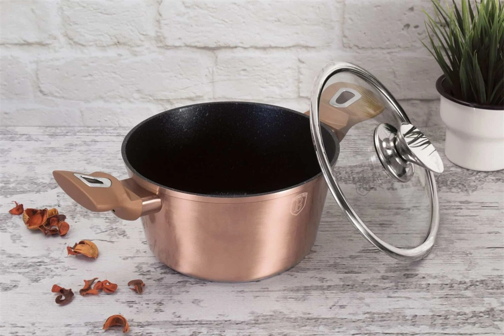 Berlinger Haus BH/6194 Metallic Line Rosegold Edition 30cm lábas fedővel