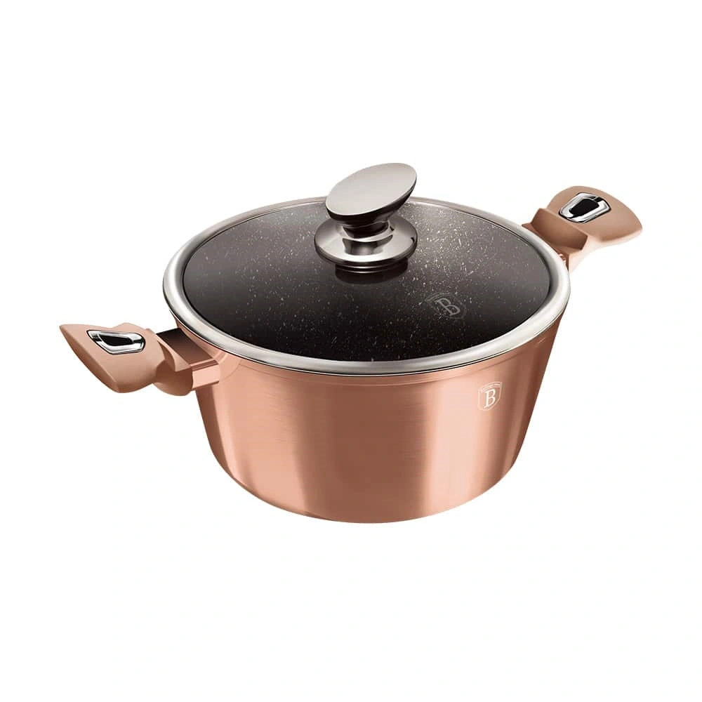 Berlinger Haus BH/6194 Metallic Line Rosegold Edition 30cm lábas fedővel