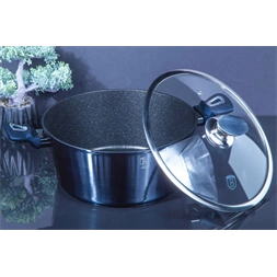 Berlinger Haus BH/7148 Metallic Line Aquamarine Edition 30cm lábas fedővel