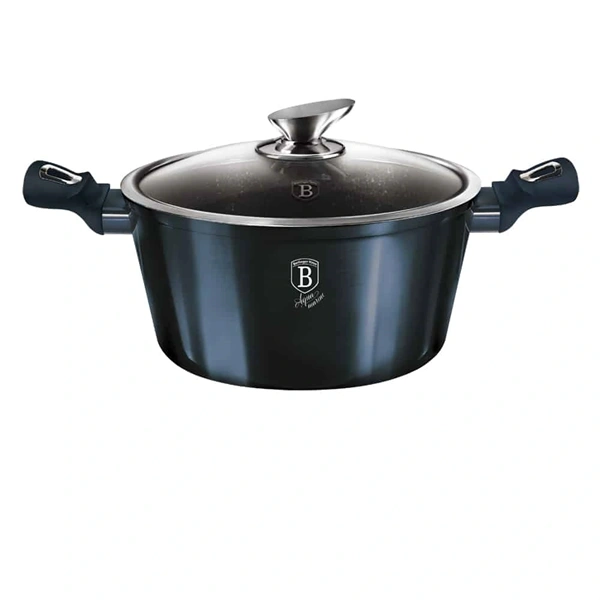 Berlinger Haus BH/7148 Metallic Line Aquamarine Edition 30cm lábas fedővel