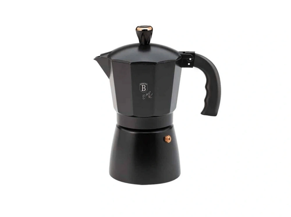 Berlinger Haus BH/8561 fekete- rózsaarany 6 személyes kotyogós kávéfőző