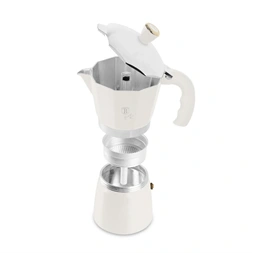 Berlinger Haus BH/8571 matt krémszínű 3 személyes kotyogós kávéfőző