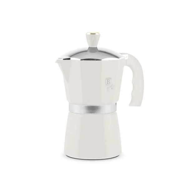 Berlinger Haus BH/8571 matt krémszínű 3 személyes kotyogós kávéfőző