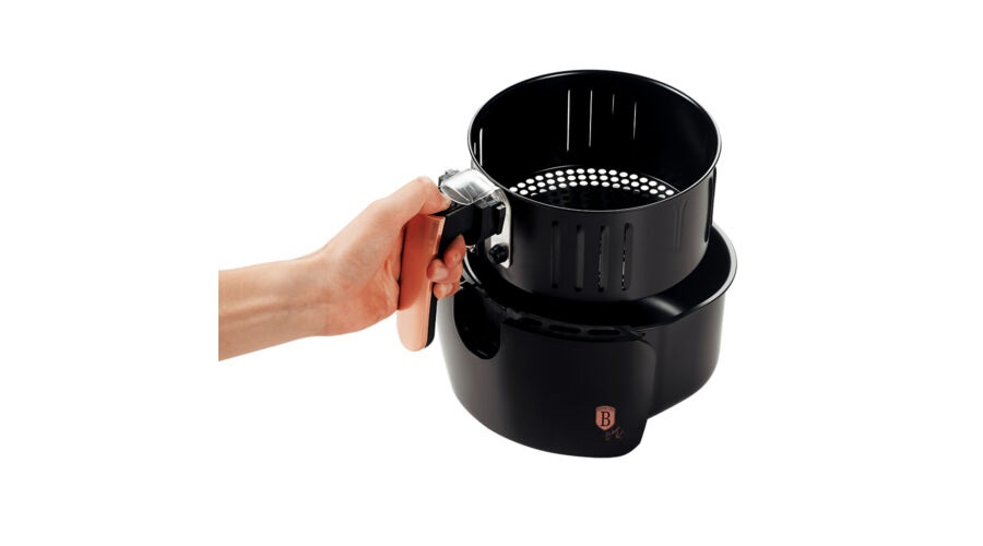 Berlinger Haus BH/9150 fekete- rózsaarany 3,2 L mini forrólevegős sütő