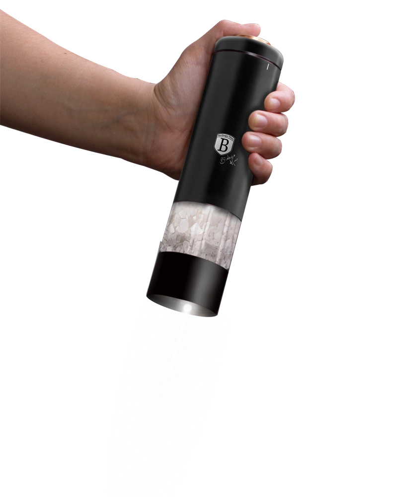 Berlinger Haus BH/9287 fekete- rose gold elektromos só- és borsőrlő