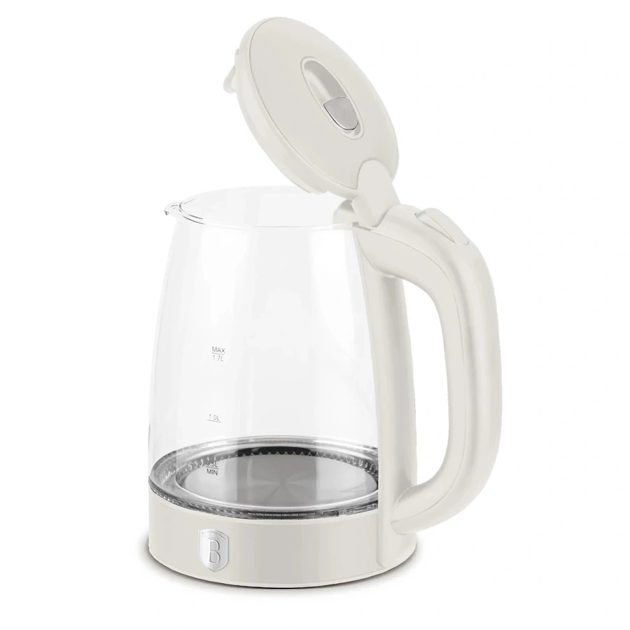 Berlinger Haus BH/9322 üveg 1,7 L-es  matt krém vízforraló