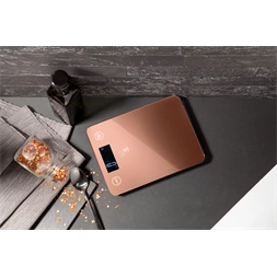 Berlinger Haus BH/9352  5 kg kapacitású rózsaarany üveg konyhai mérleg