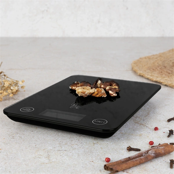 Berlinger Haus BH/9365 5 kg kapacitású fekete üveg konyhai mérleg