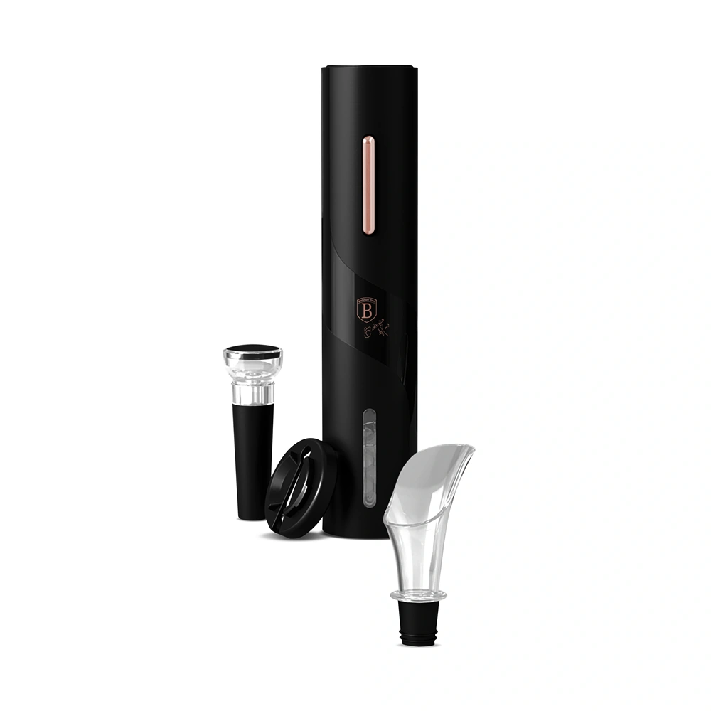 Berlinger Haus BH/9396N 4in1 fekete- rose gold akkumulátoros bornyitó ajándék szett