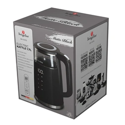 Berlinger Haus BH/9476 1,7L-es fekete- ezüst digitális vízforraló