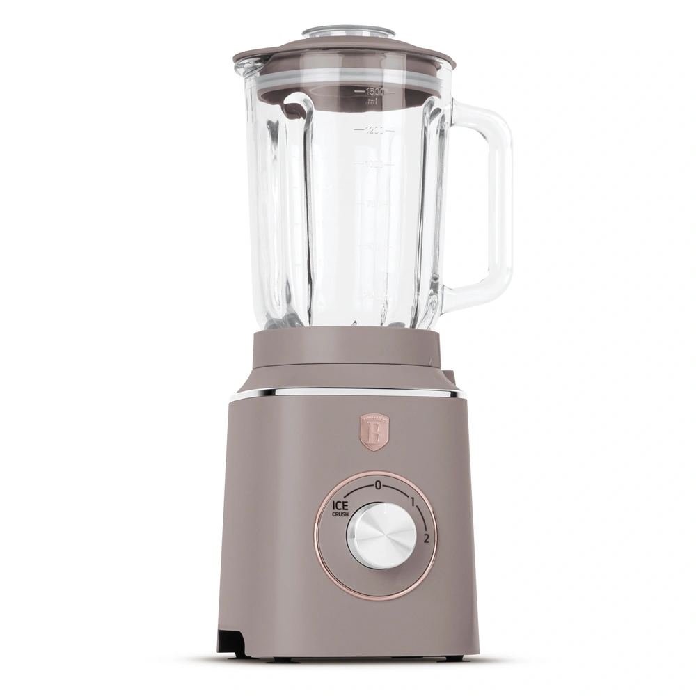 Berlinger Haus BH/9496 1,5 L-es edzett üveg matt taupe turmixgép