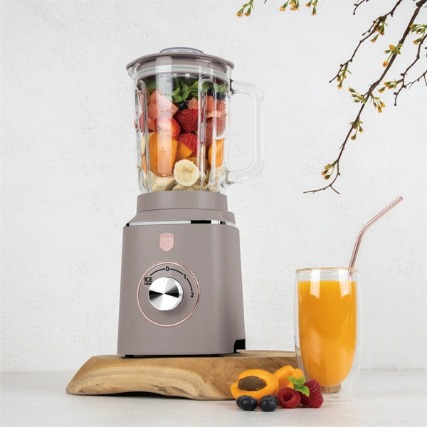 Berlinger Haus BH/9496 1,5 L-es edzett üveg matt taupe turmixgép