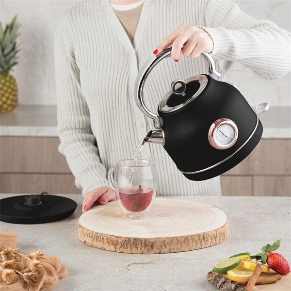 Berlinger Haus BH/9513 1,7L-es hőfok kijelzős fekete- rose gold vízforraló