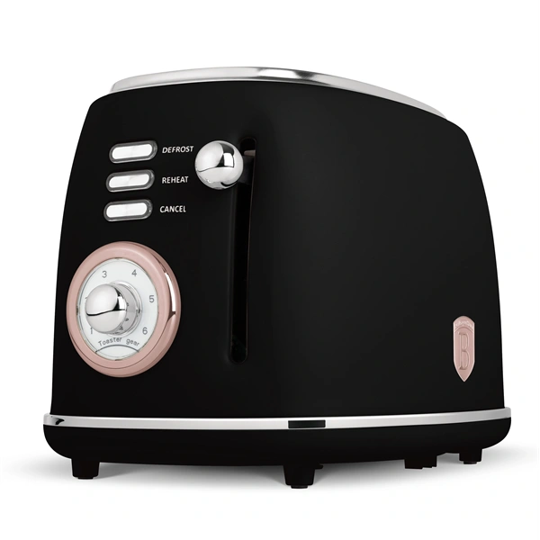 Berlinger Haus BH/9517 fekete- rose gold 2 szeletes kenyérpirító