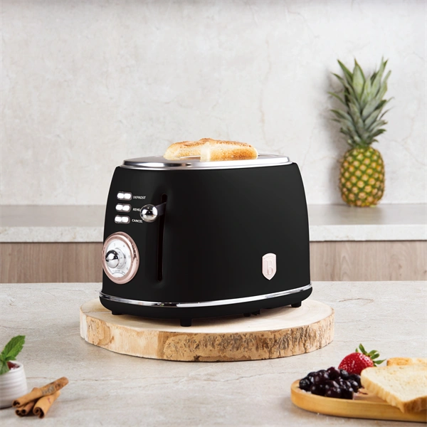 Berlinger Haus BH/9517 fekete- rose gold 2 szeletes kenyérpirító