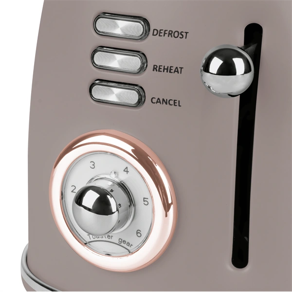 Berlinger Haus BH/9518 matt taupe 2 szeletes kenyérpirító