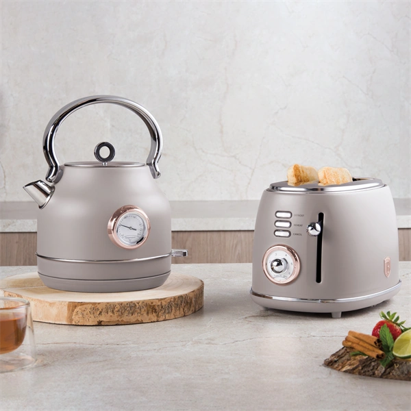 Berlinger Haus BH/9518 matt taupe 2 szeletes kenyérpirító