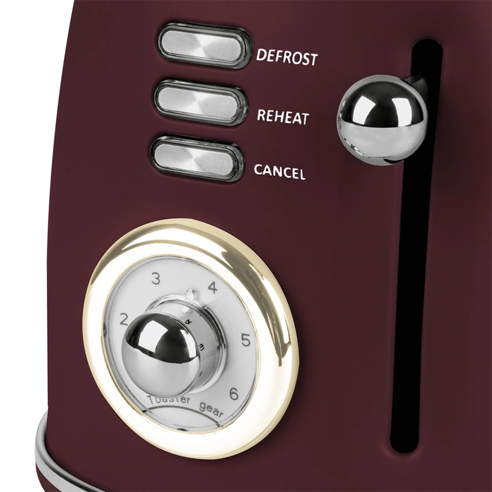 Berlinger Haus BH/9520 matt bordó 2 szeletes kenyérpirító