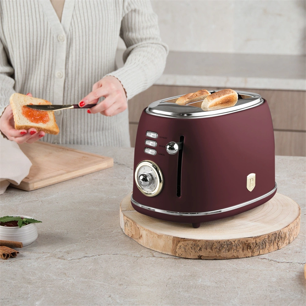 Berlinger Haus BH/9520 matt bordó 2 szeletes kenyérpirító