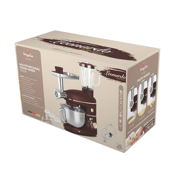 Berlinger Haus BH/9531 4in1 matt bordó multifunkcionális konyhai robotgép