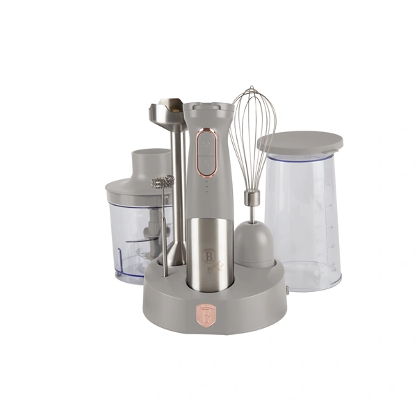 Berlinger Haus BH/9558 matt taupe 6 részes vezeték nélküli botmixer szett