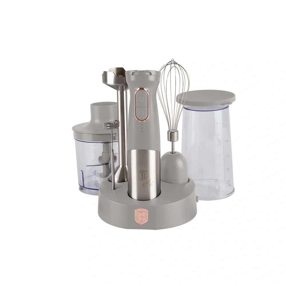 Berlinger Haus BH/9558 matt taupe 6 részes vezeték nélküli botmixer szett