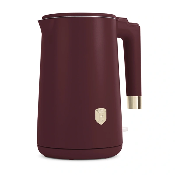 Berlinger Haus BH/9579 1,7L-es matt bordó dupla falú vízforraló