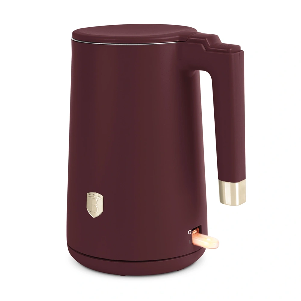 Berlinger Haus BH/9579 1,7L-es matt bordó dupla falú vízforraló