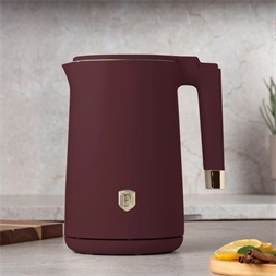 Berlinger Haus BH/9579 1,7L-es matt bordó dupla falú vízforraló