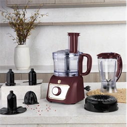 Berlinger Haus BH/9591 8in1 matt bordó konyhai robotgép