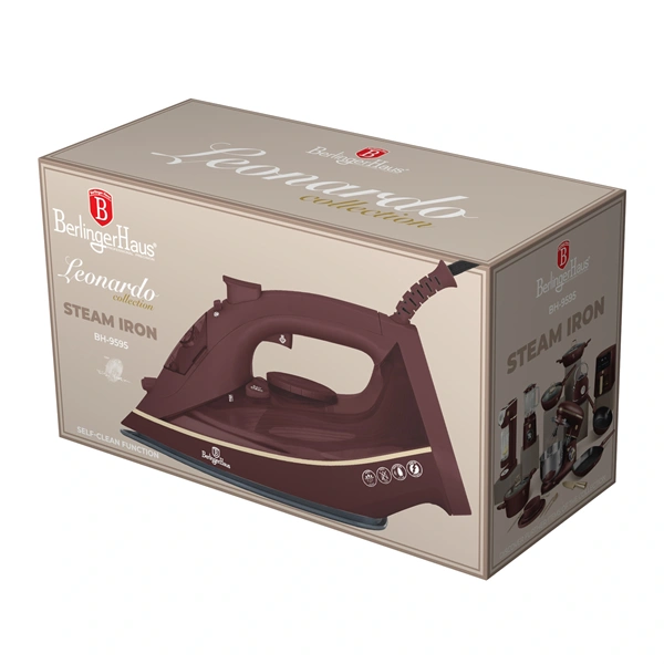 Berlinger Haus BH/9595 matt bordó gőzölős vasaló
