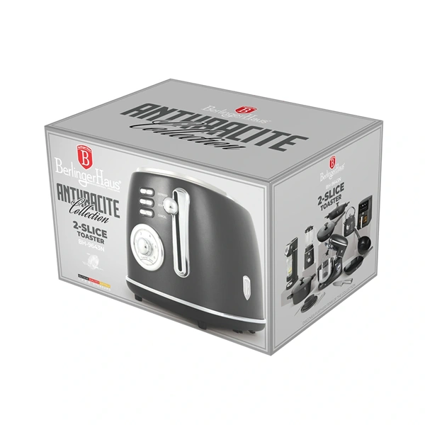 Berlinger Haus BH/9643N matt antracit 2 szeletes kenyérpirító