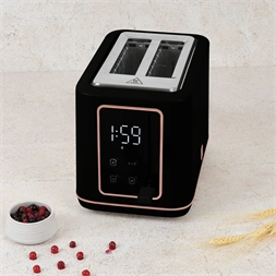 Berlinger Haus BH/9661 fekete- rose gold digitális 2 szeletes kenyérpirító