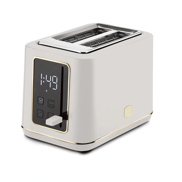 Berlinger Haus BH/9663 matt krém digitális 2 szeletes kenyérpirító