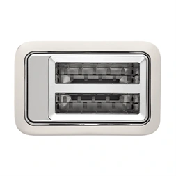 Berlinger Haus BH/9663 matt krém digitális 2 szeletes kenyérpirító