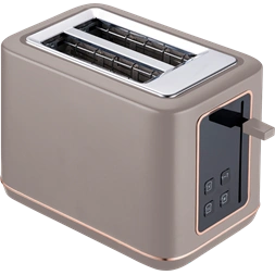 Berlinger Haus BH/9664 matt taupe digitális 2 szeletes kenyérpirító