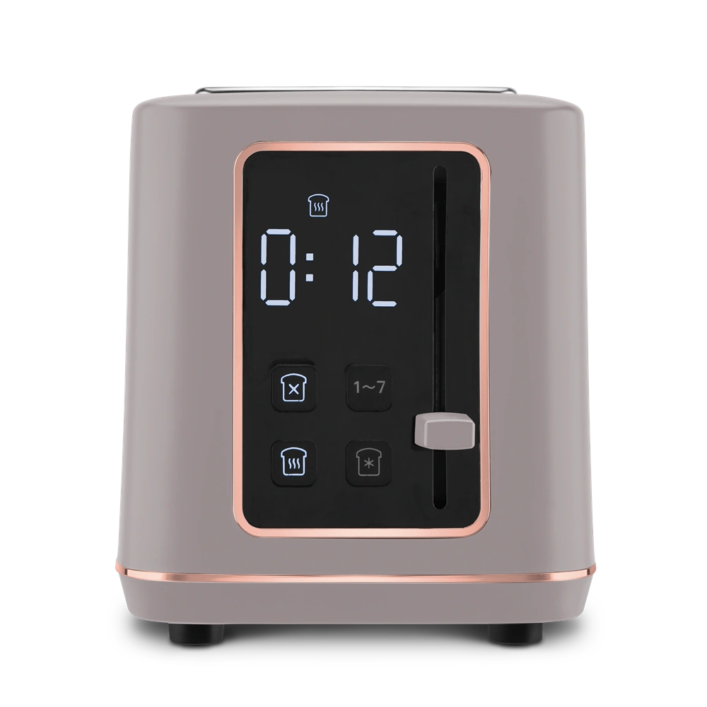 Berlinger Haus BH/9664 matt taupe digitális 2 szeletes kenyérpirító