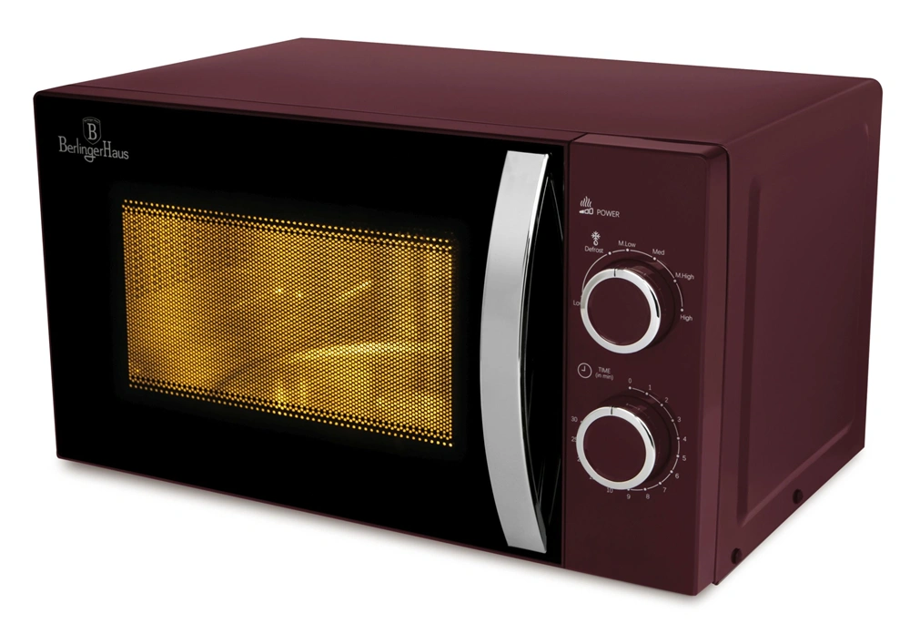 Berlinger Haus BH/9682-KL 700W 20L bordó mechanikus mikrohullámú sütő