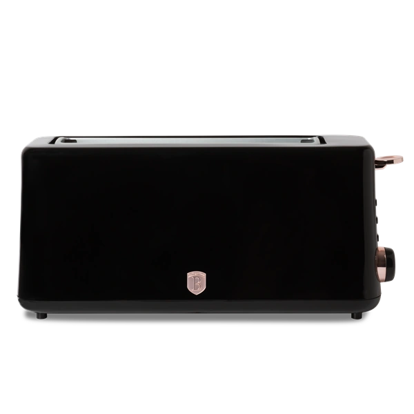 Berlinger Haus BH/9685 hosszú nyílású fekete- rose gold 2 szeletes kenyérpirító