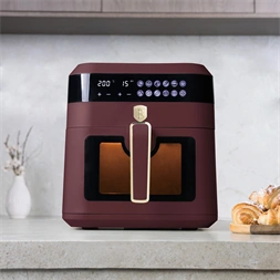 Berlinger Haus BH/9687 matt bordó 6,3 L forrólevegős sütő