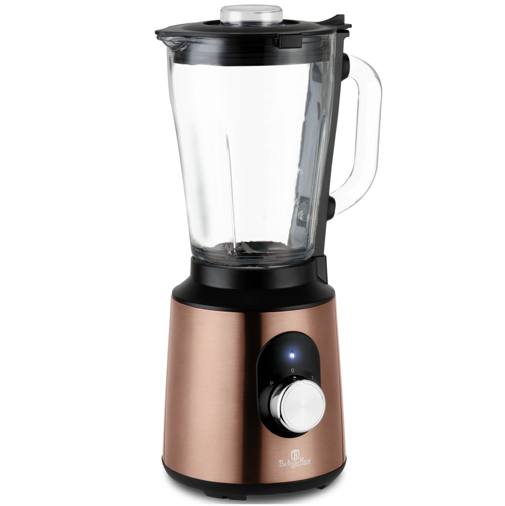 Berlinger Haus BH/9695 1,5 L-es edzett üveg rózsaarany turmixgép