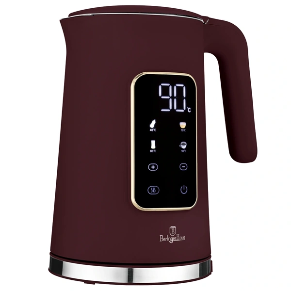 Berlinger Haus BH/9735 1,7L-es matt bordó digitális vízforraló
