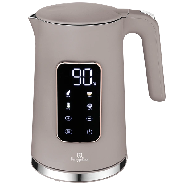 Berlinger Haus BH/9736 1,7L-es matt taupe digitális vízforraló