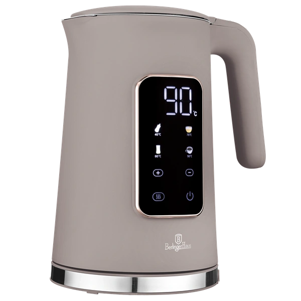 Berlinger Haus BH/9736 1,7L-es matt taupe digitális vízforraló