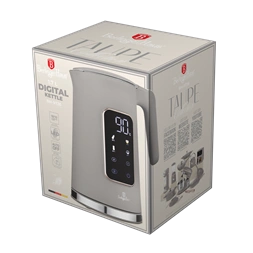 Berlinger Haus BH/9736 1,7L-es matt taupe digitális vízforraló