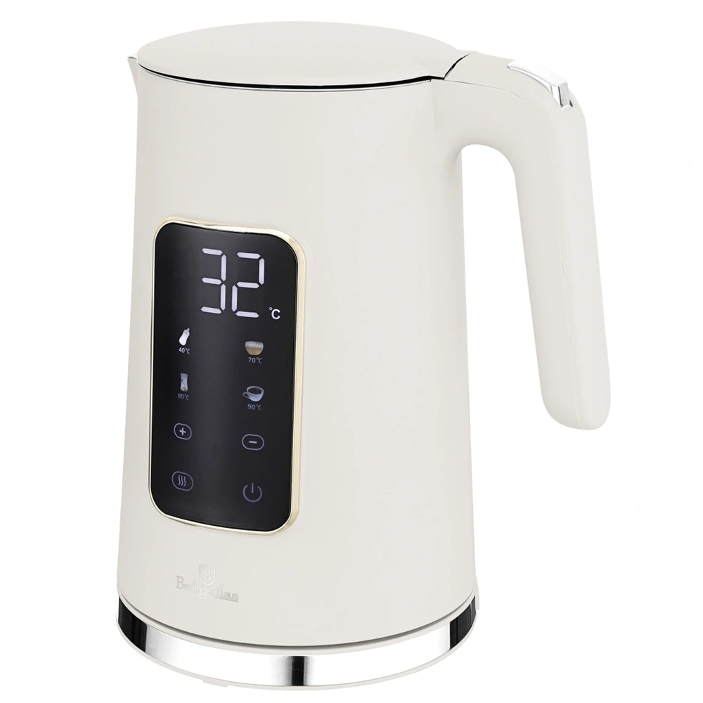 Berlinger Haus BH/9738 1,7L-es matt krém digitális vízforraló