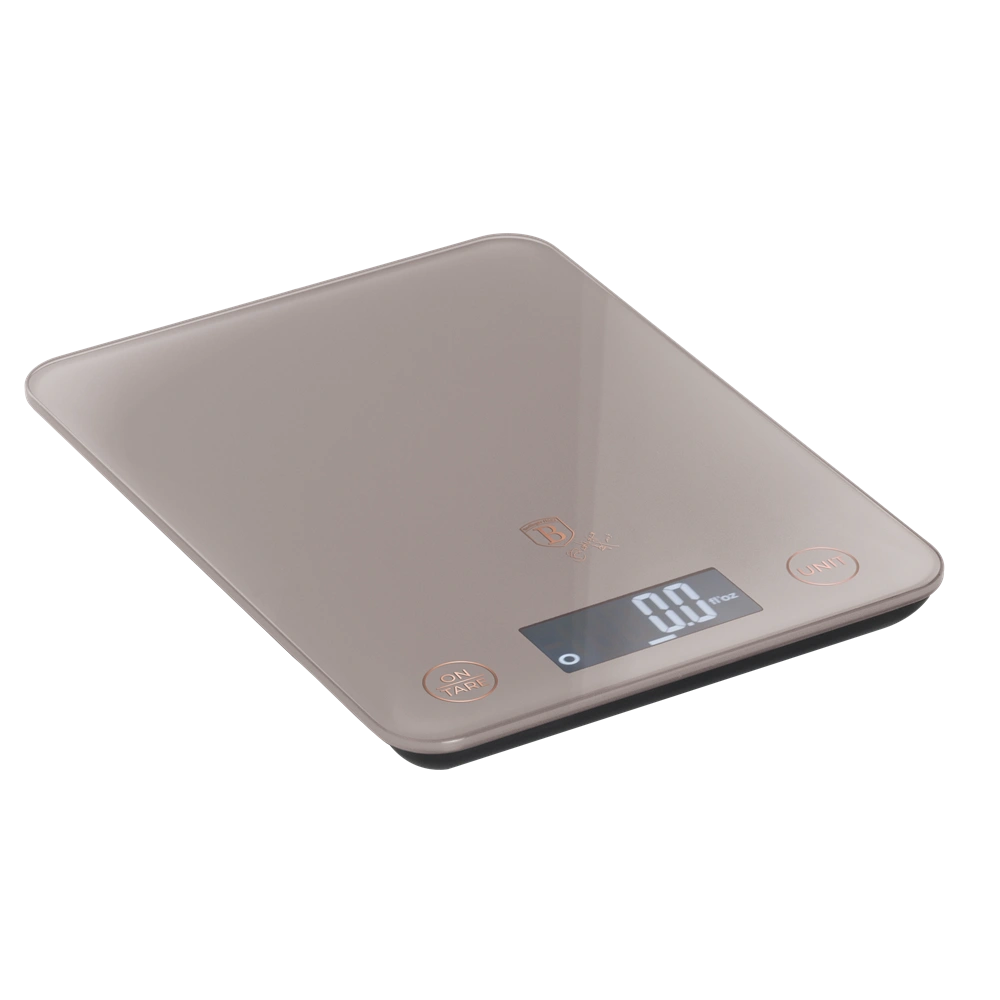 Berlinger Haus BH/9754 5 kg kapacitású taupe üveg konyhai mérleg
