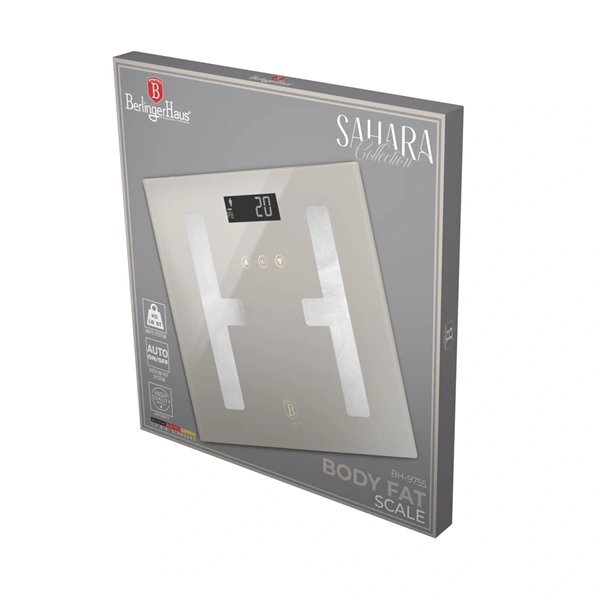 Berlinger Haus BH/9755 180 kg kapacitású krém testzsíranalizáló üveg személymérleg