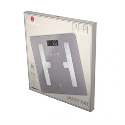 Berlinger Haus BH/9757 180 kg kapacitású taupe testzsíranalizáló üveg személymérleg