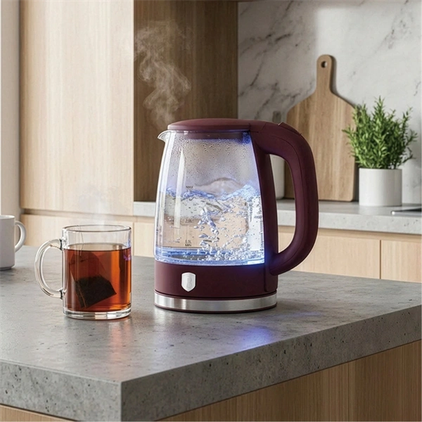 Berlinger Haus BH/9811 üveg 1,7L, matt bordó vízforraló
